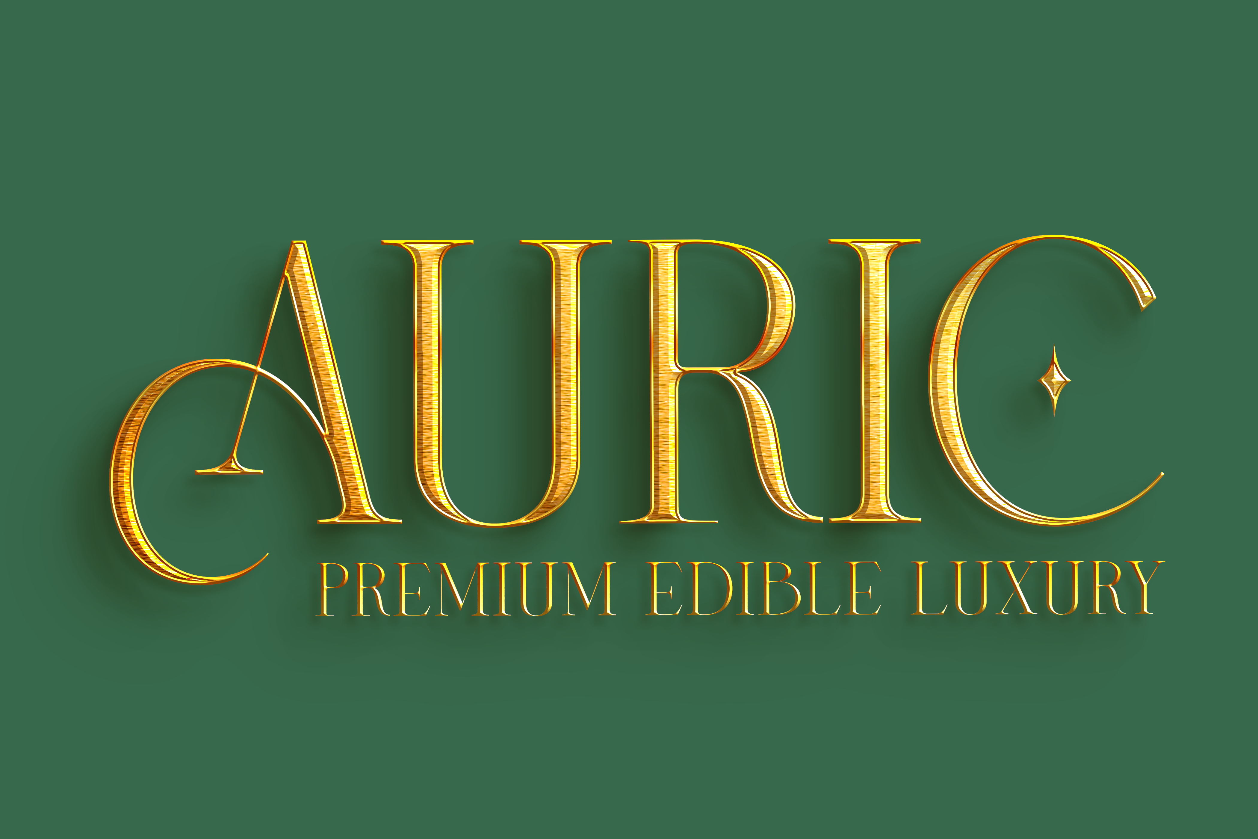 AURIC Premium Edible Luxury - Logo